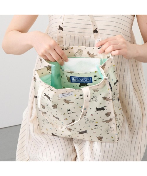 ROOTOTE(ルートート)の「ルートート / A4 縦型 トートバッグ 撥水 ラミネート EU.アーキャトル.ラミネート-Y(トートバッグ・レディース・その他3/その他2/その他1・FREE)」の13枚目の写真