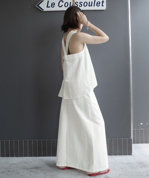 IENA(イエナ)の「《一部店舗限定》Maison IENA デニムグルカスカート(スカート・レディース・ベージュ/ホワイト・36/38)」の19枚目の写真