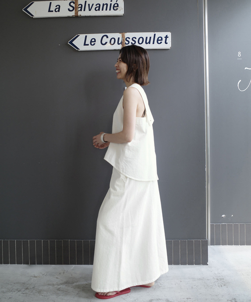 IENA(イエナ)の「《一部店舗限定》Maison IENA デニムグルカスカート(スカート・レディース・ベージュ/ホワイト・36/38)」の21枚目の写真