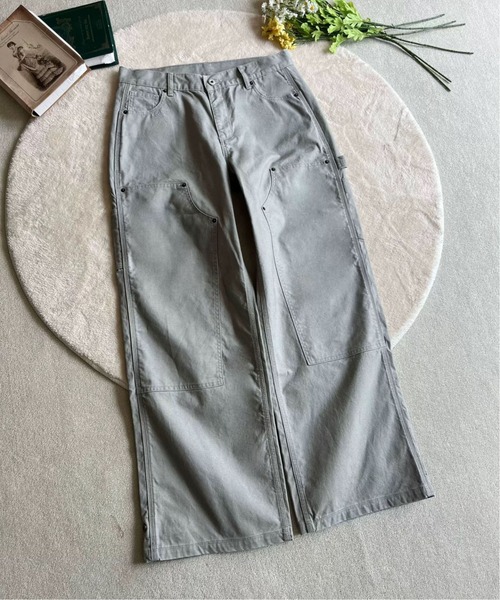 DOUBLE STEAL（ダブルスティール）の「DSペインターワイドパンツ（その他パンツ・メンズ・カーキ/ブラウン/グレー/ブラック・SMALL/LARGE/MEDIUM/X-LARGE）」の6枚目の写真