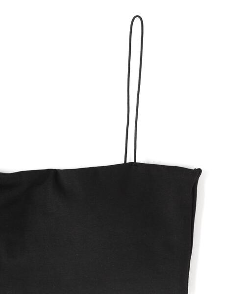 CLANE（クラネ）の「CLANE/クラネ/THIN CORD BANDEAU BRA TOPS（チューブトップ・レディース・ブラック/ホワイト/ベージュ・2/1）」の6枚目の写真