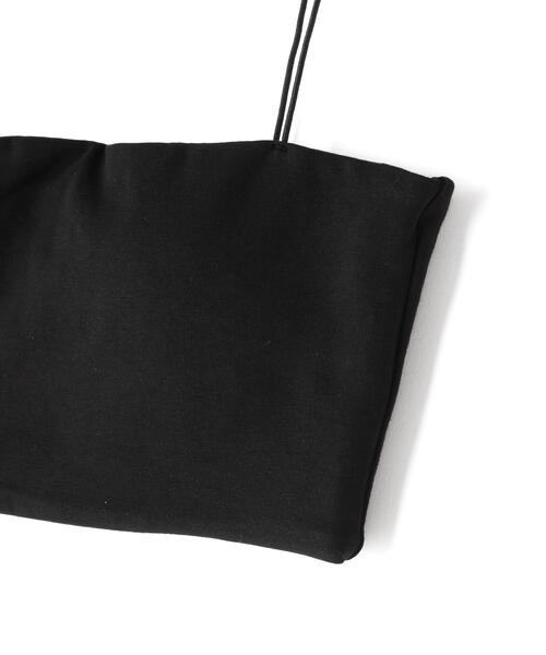 CLANE（クラネ）の「CLANE/クラネ/THIN CORD BANDEAU BRA TOPS（チューブトップ・レディース・ブラック/ホワイト/ベージュ・2/1）」の7枚目の写真