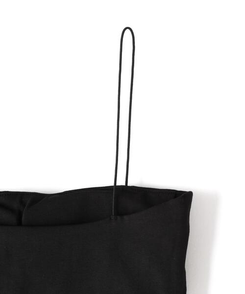 CLANE（クラネ）の「CLANE/クラネ/THIN CORD BANDEAU BRA TOPS（チューブトップ・レディース・ブラック/ホワイト/ベージュ・2/1）」の8枚目の写真