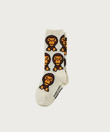 A BATHING APE（アベイシングエイプ）の「BABY MILO PATTERN SOCKS（ソックス/靴下）」