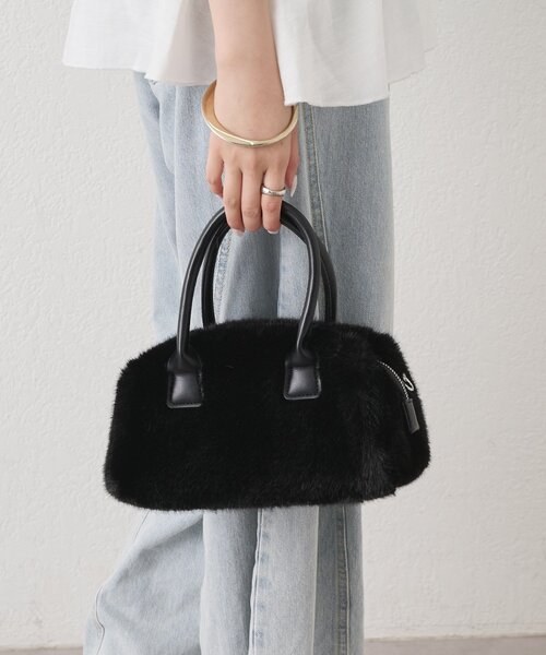 mystic(ミスティック)の「miniファーBAG(トートバッグ・レディース・ブラウン/ブラック・ONE SIZE)」の11枚目の写真