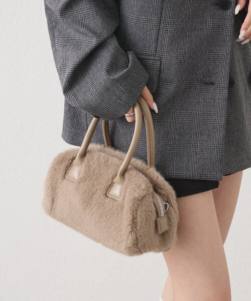 mystic(ミスティック)の「miniファーBAG(トートバッグ・レディース・ブラウン/ブラック・ONE SIZE)」の12枚目の写真