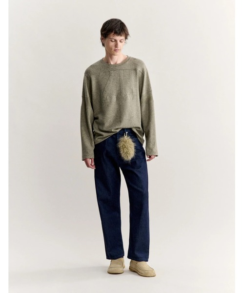 Maison Kitsune(メゾンキツネ)の「WIDE JEANS(デニムパンツ・メンズ・ネイビー・28/27/32/31/30/29)」の4枚目の写真