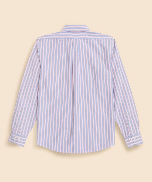 BROOKS BROTHERS(ブルックスブラザーズ)の「オックスフォード シーズナルパターン フライデーシャツ(シャツ/ブラウス・メンズ・ホワイト/ネイビー/ストライプ/ラベンダー/バーガンディー・MEDIUM/X-LARGE/LARGE/SMALL)」の18枚目の写真