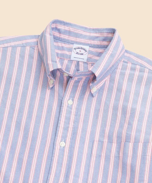 BROOKS BROTHERS(ブルックスブラザーズ)の「オックスフォード シーズナルパターン フライデーシャツ(シャツ/ブラウス・メンズ・ホワイト/ネイビー/ストライプ/ラベンダー/バーガンディー・MEDIUM/X-LARGE/LARGE/SMALL)」の19枚目の写真