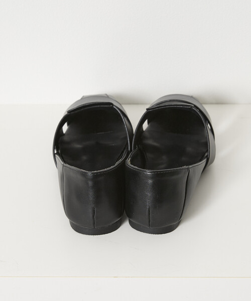 Firsthand(ファーストハンド)の「Firsthand/ファーストハンド クロスデザインミュール【限定展開】(パンプス・レディース・ブラック/ブラウン・SMALL/LARGE/MEDIUM)」の9枚目の写真
