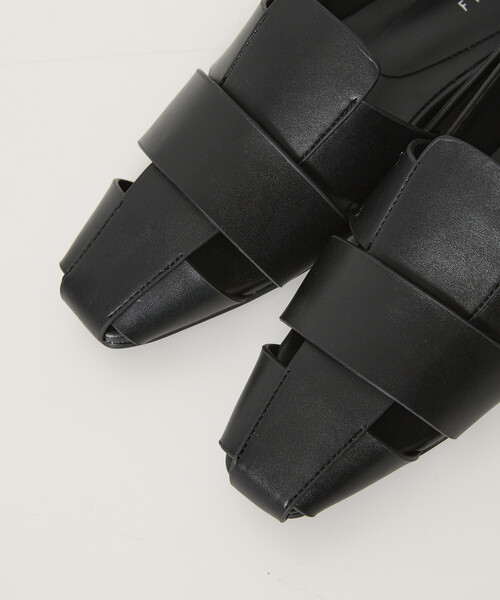 Firsthand(ファーストハンド)の「Firsthand/ファーストハンド クロスデザインミュール【限定展開】(パンプス・レディース・ブラック/ブラウン・SMALL/LARGE/MEDIUM)」の11枚目の写真