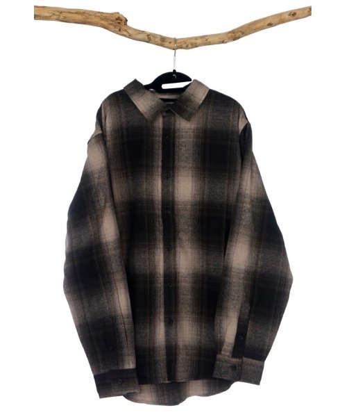 SHAKA WeAR(シャカウェア)の「【SHAKA WeAR/シャカウェア】フランネルオーバーシャツ Plaid Flannel Over shirt(シャツ/ブラウス・メンズ・ネイビー/ブラック系・X-LARGE)」の11枚目の写真
