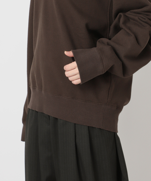 CITYSHOP(シティーショップ)の「《追加3》V-NECK スウェット(スウェット・レディース・ブラウン/グレー・FREE)」の4枚目の写真