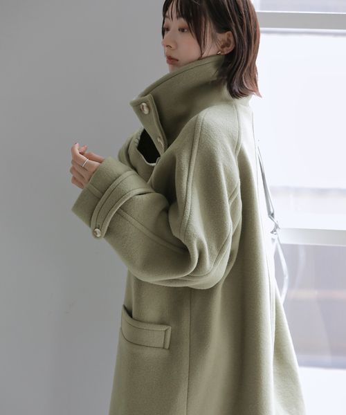 La TOTALITE(ラトータリテ)の「シャルムビーバーショートコート(その他アウター・レディース・サファリグリーン/ベージュ/ネイビー・38/36)」の15枚目の写真