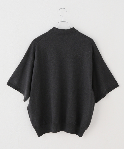 Spick & Span(スピックアンドスパン)の「ハーフスリーブポロシャツニット(ニット/セーター・レディース・ブラウン/チャコールグレー・FREE)」の20枚目の写真