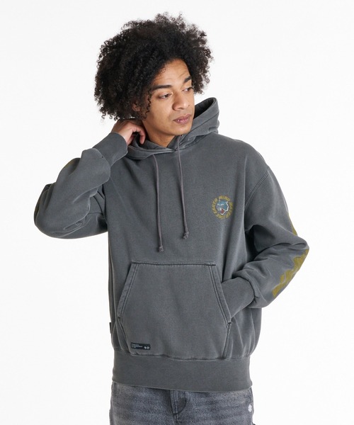 ELEMENT（エレメント）の「ELEMENT メンズ TIGER HOOD パーカー 【2026年秋冬モデル】/エレメントバック袖プリント裏起毛フーディー（パーカー・メンズ・ブラック系その他/ホワイト系その他/ネイビー・X-LARGE/LARGE/MEDIUM）」の12枚目の写真