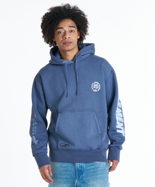 ELEMENT（エレメント）の「ELEMENT メンズ TIGER HOOD パーカー 【2026年秋冬モデル】/エレメントバック袖プリント裏起毛フーディー（パーカー・メンズ・ブラック系その他/ホワイト系その他/ネイビー・X-LARGE/LARGE/MEDIUM）」の5枚目の写真