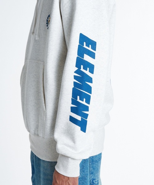 ELEMENT（エレメント）の「ELEMENT メンズ TIGER HOOD パーカー 【2026年秋冬モデル】/エレメントバック袖プリント裏起毛フーディー（パーカー・メンズ・ブラック系その他/ホワイト系その他/ネイビー・X-LARGE/LARGE/MEDIUM）」の16枚目の写真