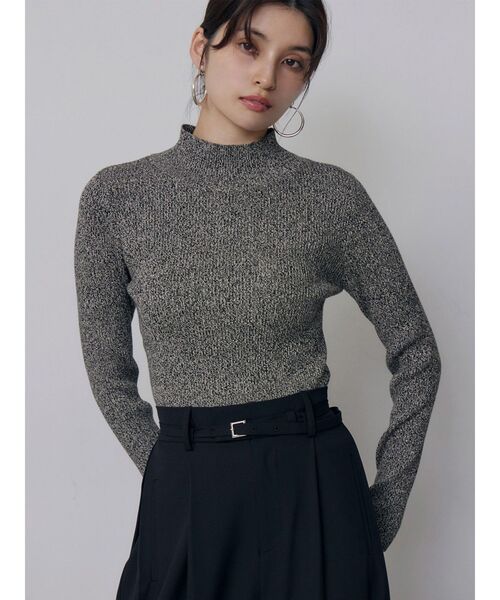 MURUA(ムルーア)の「ベーシックハイネックニット 秋服 冬服(ニット/セーター・レディース・ブラック/その他/ブルー・FREE)」の3枚目の写真