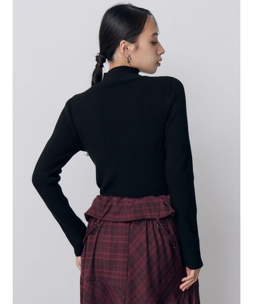 MURUA(ムルーア)の「ベーシックハイネックニット 秋服 冬服(ニット/セーター・レディース・ブラック/その他/ブルー・FREE)」の7枚目の写真