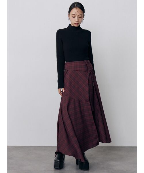 MURUA(ムルーア)の「ベーシックハイネックニット 秋服 冬服(ニット/セーター・レディース・ブラック/その他/ブルー・FREE)」の8枚目の写真