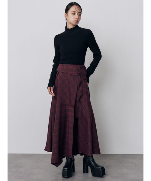 MURUA(ムルーア)の「ベーシックハイネックニット 秋服 冬服(ニット/セーター・レディース・ブラック/その他/ブルー・FREE)」の9枚目の写真