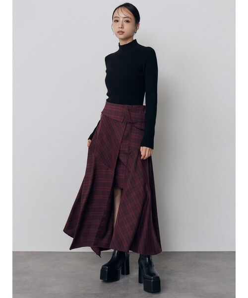 MURUA(ムルーア)の「ベーシックハイネックニット 秋服 冬服(ニット/セーター・レディース・ブラック/その他/ブルー・FREE)」の10枚目の写真