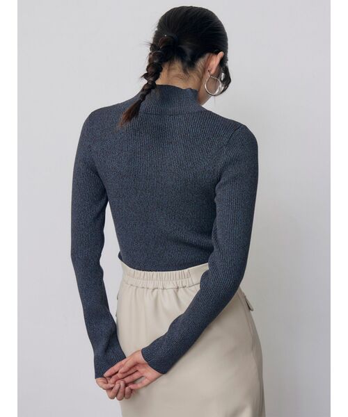 MURUA(ムルーア)の「ベーシックハイネックニット 秋服 冬服(ニット/セーター・レディース・ブラック/その他/ブルー・FREE)」の15枚目の写真