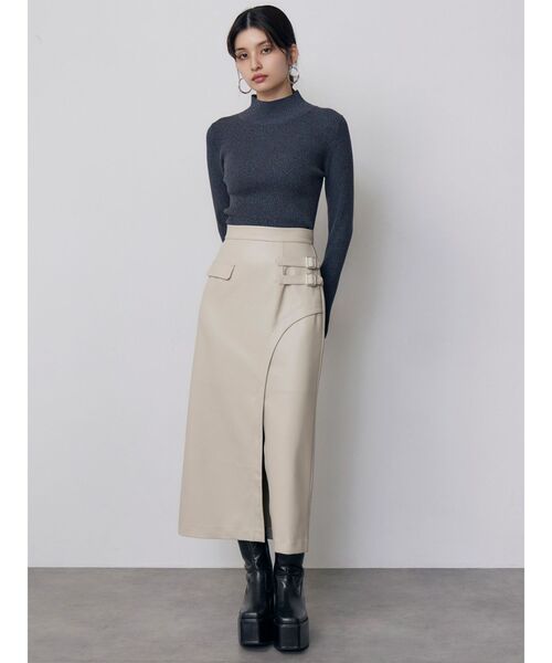 MURUA(ムルーア)の「ベーシックハイネックニット 秋服 冬服(ニット/セーター・レディース・ブラック/その他/ブルー・FREE)」の17枚目の写真