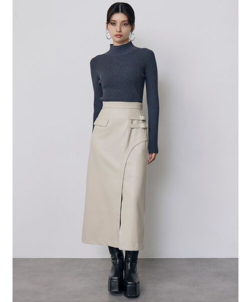 MURUA(ムルーア)の「ベーシックハイネックニット 秋服 冬服(ニット/セーター・レディース・ブラック/その他/ブルー・FREE)」の18枚目の写真