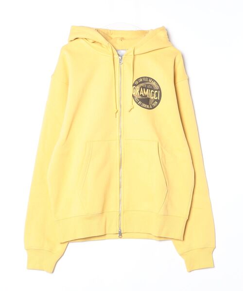 Gramicci(グラミチ)の「ICON ZIP HOODED SWEATSHIRT(パーカー・メンズ・イエロー/ブラック系その他・2XL/L/M/S)」の1枚目の写真