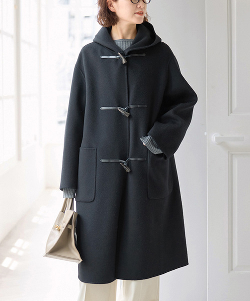Spick & Span(スピックアンドスパン)の「ウールリバーダッフルコート(ダッフルコート・レディース・ブラック/ブラウン系その他・38/36)」の5枚目の写真