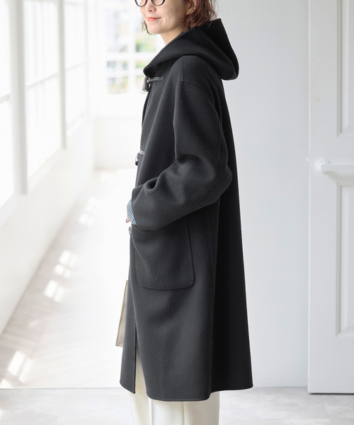 Spick & Span(スピックアンドスパン)の「ウールリバーダッフルコート(ダッフルコート・レディース・ブラック/ブラウン系その他・38/36)」の7枚目の写真
