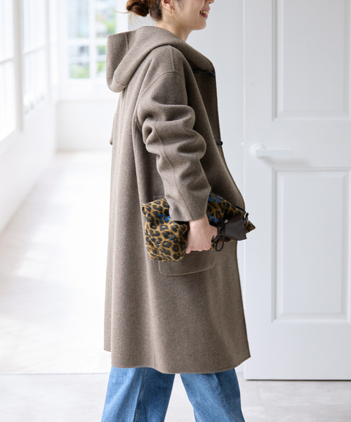 Spick & Span(スピックアンドスパン)の「ウールリバーダッフルコート(ダッフルコート・レディース・ブラック/ブラウン系その他・38/36)」の13枚目の写真