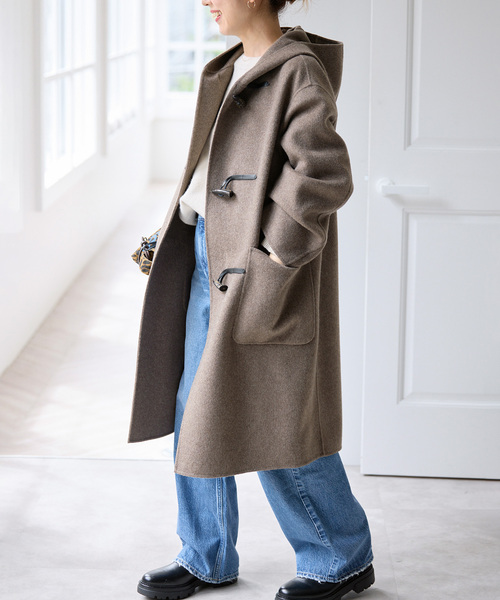 Spick & Span(スピックアンドスパン)の「ウールリバーダッフルコート(ダッフルコート・レディース・ブラック/ブラウン系その他・38/36)」の17枚目の写真