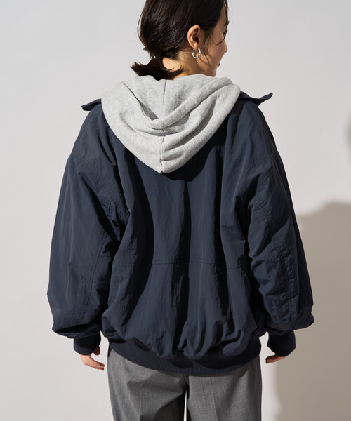 FREAK'S STORE(フリークスストア)の「限定展開 FREAK'S STORE OUTDOORS リバーシブル スタンドカラー ブルゾン(その他アウター・レディース・ネイビー/ブラック/チャコールグレー/ベージュ/オリーブ・フリ-)」の11枚目の写真