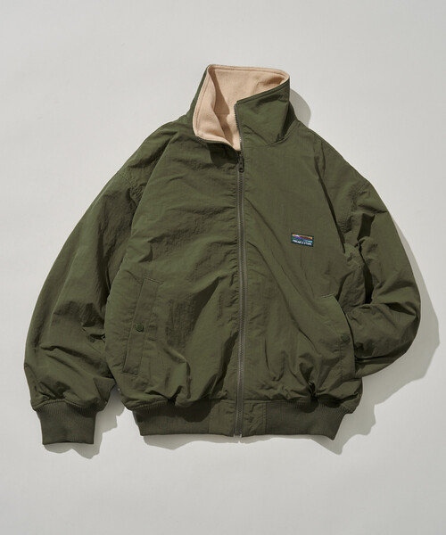 FREAK'S STORE(フリークスストア)の「限定展開 FREAK'S STORE OUTDOORS リバーシブル スタンドカラー ブルゾン(その他アウター・レディース・ネイビー/ブラック/チャコールグレー/ベージュ/オリーブ・フリ-)」の19枚目の写真