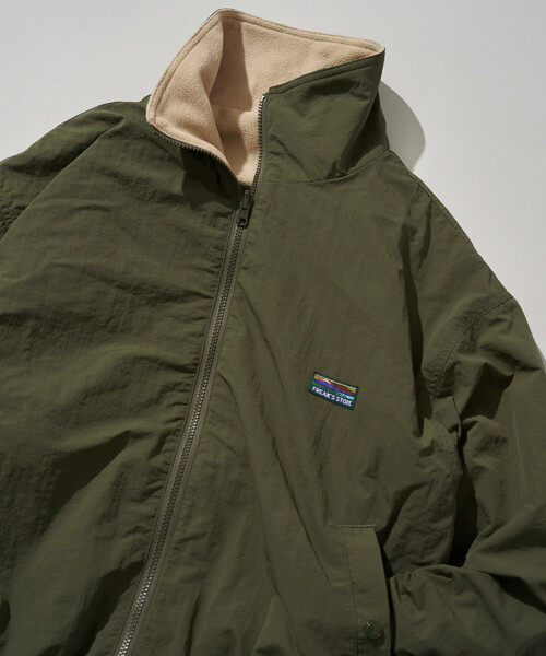 FREAK'S STORE(フリークスストア)の「限定展開 FREAK'S STORE OUTDOORS リバーシブル スタンドカラー ブルゾン(その他アウター・レディース・ネイビー/ブラック/チャコールグレー/ベージュ/オリーブ・フリ-)」の20枚目の写真