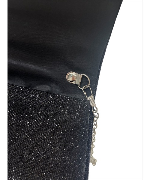 WILLSELECTION（ウィルセレクション）の「ラメパールハンドバッグ（ショルダーバッグ・レディース・シルバー/ゴールド/ブラック・FREE）」の8枚目の写真