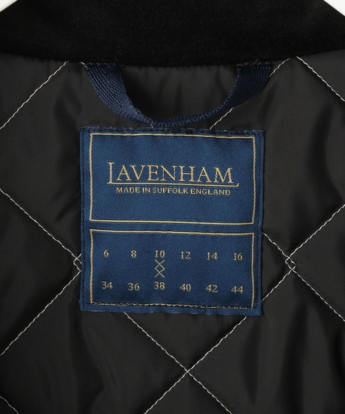 LAVENHAM（ラベンハム）の「【LAVENHAM for ADAM ET ROPE'】別注 CHANTRY（ナイロンジャケット・レディース・ベージュ/ブラック・FREE）」の6枚目の写真