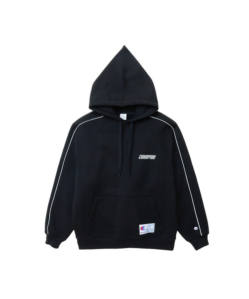 Champion（チャンピオン）の「【Champion/チャンピオン】メンズ アクションスタイル フーデッドスウェットシャツ（パーカー・メンズ・バーガンディー/ネイビー/ブラック/グレー・X-LARGE/MEDIUM/LARGE）」の2枚目の写真