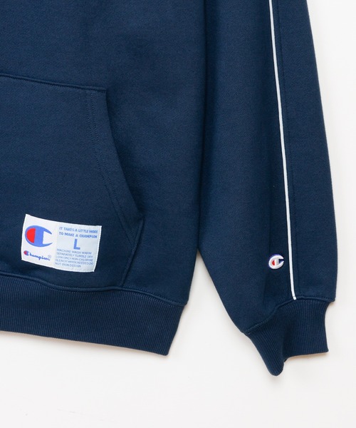 Champion（チャンピオン）の「【Champion/チャンピオン】メンズ アクションスタイル フーデッドスウェットシャツ（パーカー・メンズ・バーガンディー/ネイビー/ブラック/グレー・X-LARGE/MEDIUM/LARGE）」の6枚目の写真