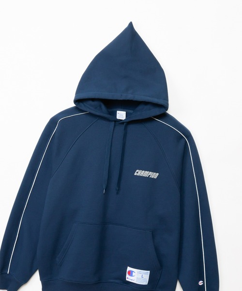 Champion（チャンピオン）の「【Champion/チャンピオン】メンズ アクションスタイル フーデッドスウェットシャツ（パーカー・メンズ・バーガンディー/ネイビー/ブラック/グレー・X-LARGE/MEDIUM/LARGE）」の9枚目の写真