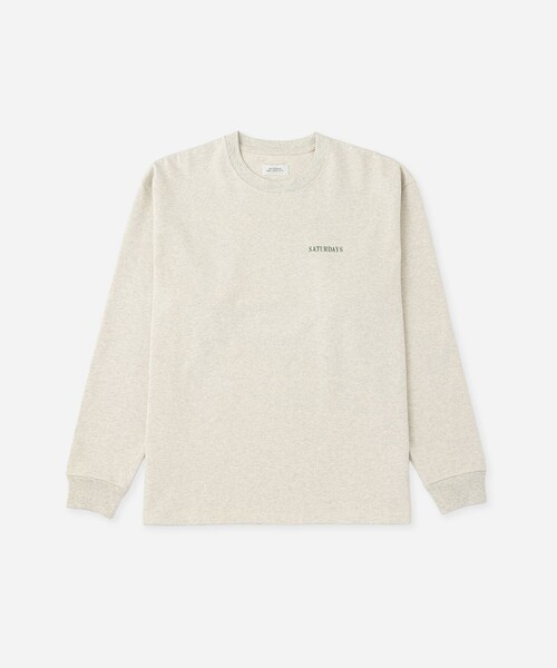 Saturdays NYC(サタデーズ ニューヨークシティ )の「Max Weight Vintage Sport LS T-Shirt(Tシャツ/カットソー・メンズ・ダークブラウン/チャコールグレー/ライトグレー・M/L/S/XL)」の13枚目の写真