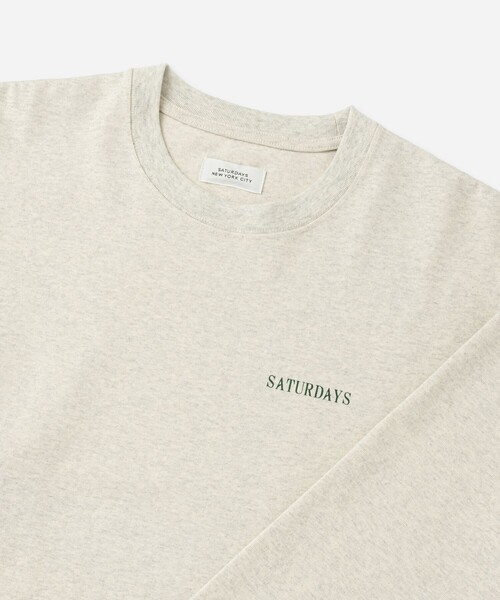 Saturdays NYC(サタデーズ ニューヨークシティ )の「Max Weight Vintage Sport LS T-Shirt(Tシャツ/カットソー・メンズ・ダークブラウン/チャコールグレー/ライトグレー・M/L/S/XL)」の15枚目の写真