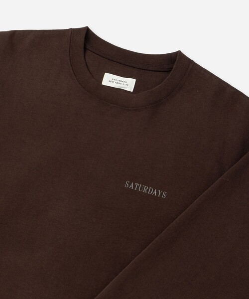 Saturdays NYC(サタデーズ ニューヨークシティ )の「Max Weight Vintage Sport LS T-Shirt(Tシャツ/カットソー・メンズ・ダークブラウン/チャコールグレー/ライトグレー・M/L/S/XL)」の16枚目の写真