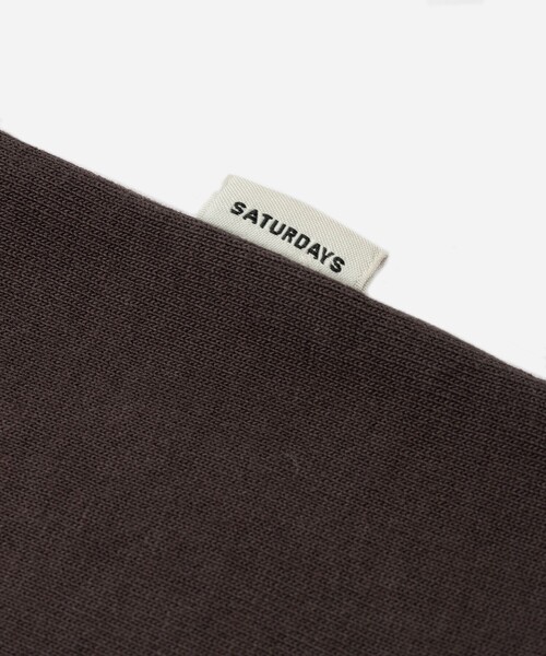 Saturdays NYC(サタデーズ ニューヨークシティ )の「Max Weight Vintage Sport LS T-Shirt(Tシャツ/カットソー・メンズ・ダークブラウン/チャコールグレー/ライトグレー・M/L/S/XL)」の17枚目の写真
