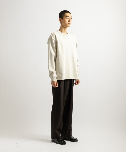Saturdays NYC(サタデーズ ニューヨークシティ )の「Max Weight Vintage Sport LS T-Shirt(Tシャツ/カットソー・メンズ・ダークブラウン/チャコールグレー/ライトグレー・M/L/S/XL)」の8枚目の写真