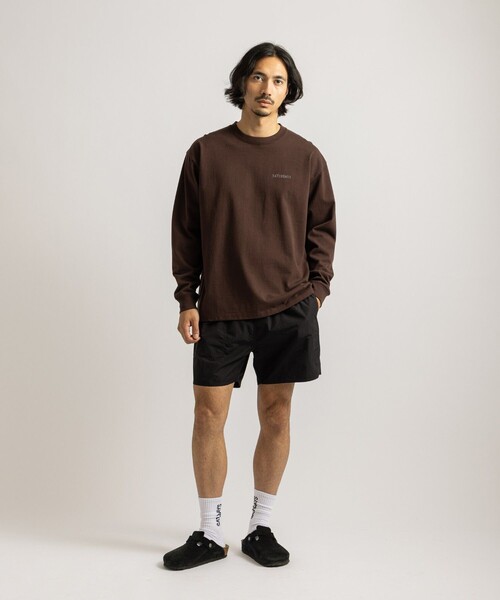 Saturdays NYC(サタデーズ ニューヨークシティ )の「Max Weight Vintage Sport LS T-Shirt(Tシャツ/カットソー・メンズ・ダークブラウン/チャコールグレー/ライトグレー・M/L/S/XL)」の19枚目の写真