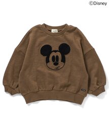 F.O.KIDS（エフオーキッズ）の「ディズニーキャラクター / ミッキーサガラアップリケトレーナー（スウェット）」